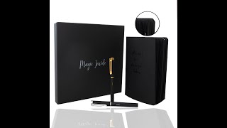 Amazon Video Ad for Black pages notebook