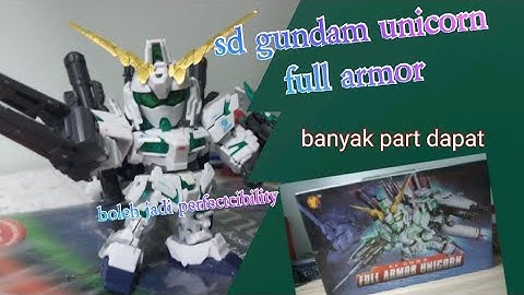 Gundam sd unicorn full armor review năm 2024