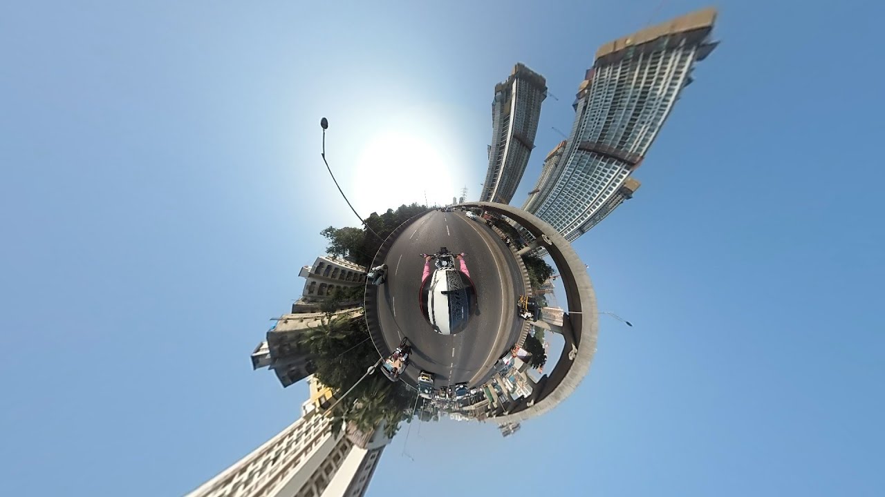 Mumbai Bike Ride in 360 Virtual Reality video