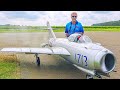 AWESOME MiG-17 RUSSIAN RC TURBINE JET SCALE FLIGHT DEMONSTRATION