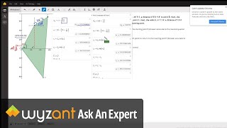 Use Desmos to solve a surveyor problem (gives a quadrilateral with vertices calculated).
