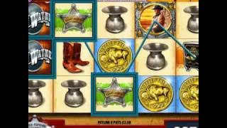 £161.40 MEGA BIG WIN (134 X STAKE) JOHN WAYNE How to win at slots, beat, Slot secrets, Machine