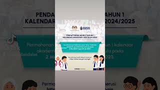 Pendaftaran Murid Tahun 1 Kalender Akademik Sesi 2024/2025