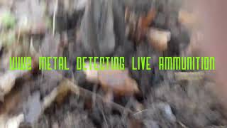 Metal detecting ww2 british training camp uk  live ammunition
