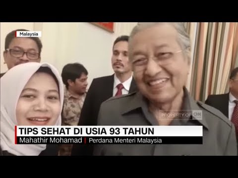 Tips Sehat Dari Mahathir Mohamad Di Usia 93 Tahun