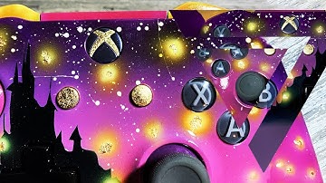 See The Light | Xbox 1 controller (Airbrush painting)
