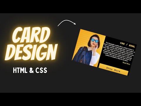 CSS Responsive Card Hover | HTML5 CSS3 Responsive Design Tutorial