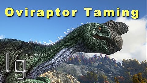ARK: Survival Evolved - First Oviraptor Taming