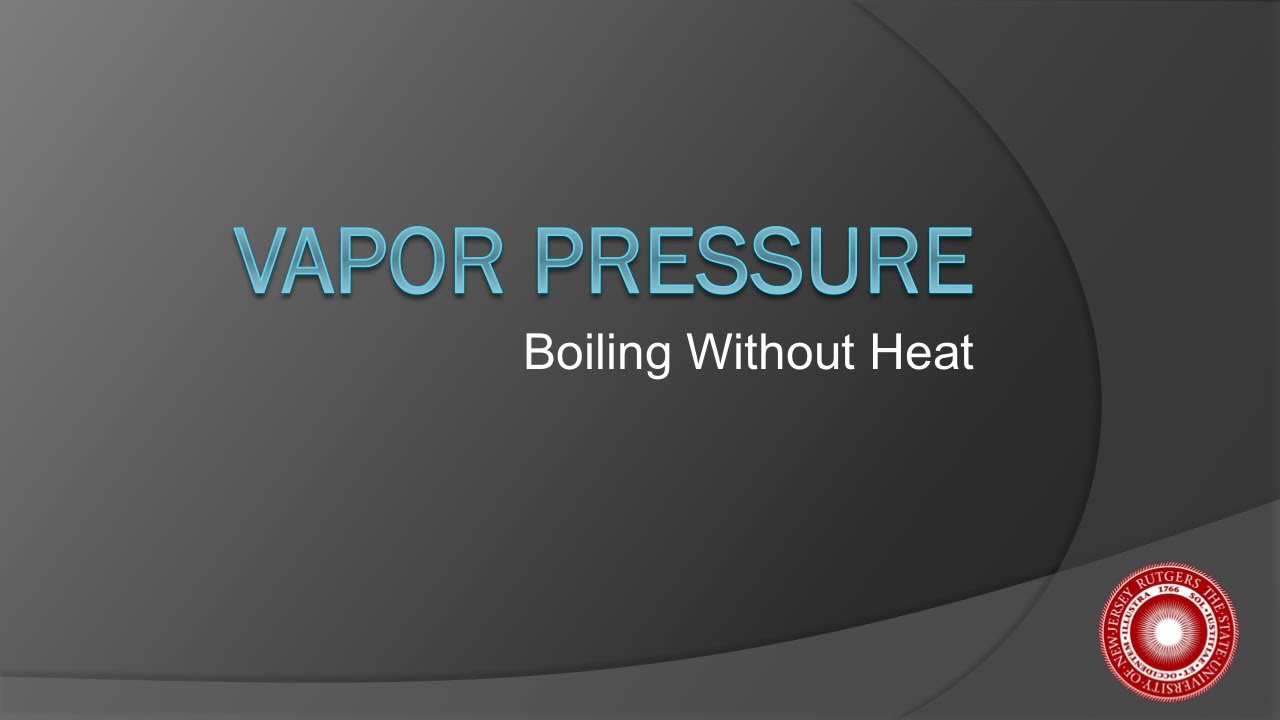Vapor Pressure
