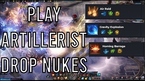 NUKE Everything!! Your Sign To Play ARTILLERIST! BEST PVE And BEST AOE | Lost Ark