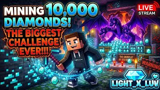💎 MINING 10,000 DIAMONDS! | DAY [3] | Light SMP Minecraft Survival ⛏️