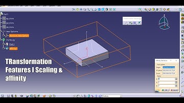 Transformation Feature I Scaling I Affinity I CATIA V5