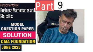 9 – CMA Foundation – FBMS – Solutions to MQP – Set 1 – June 2025 – MadhavanSV