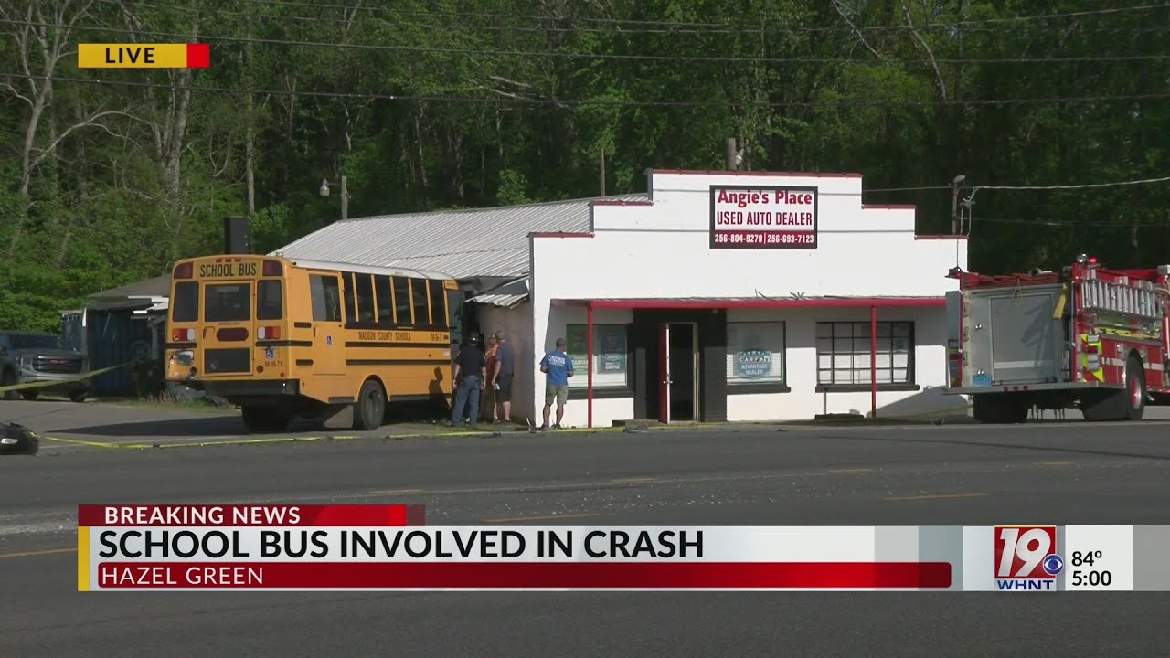 School Bus Involved in Crash | April 14, 2026 | News 19 at 5:00 - YouTube
