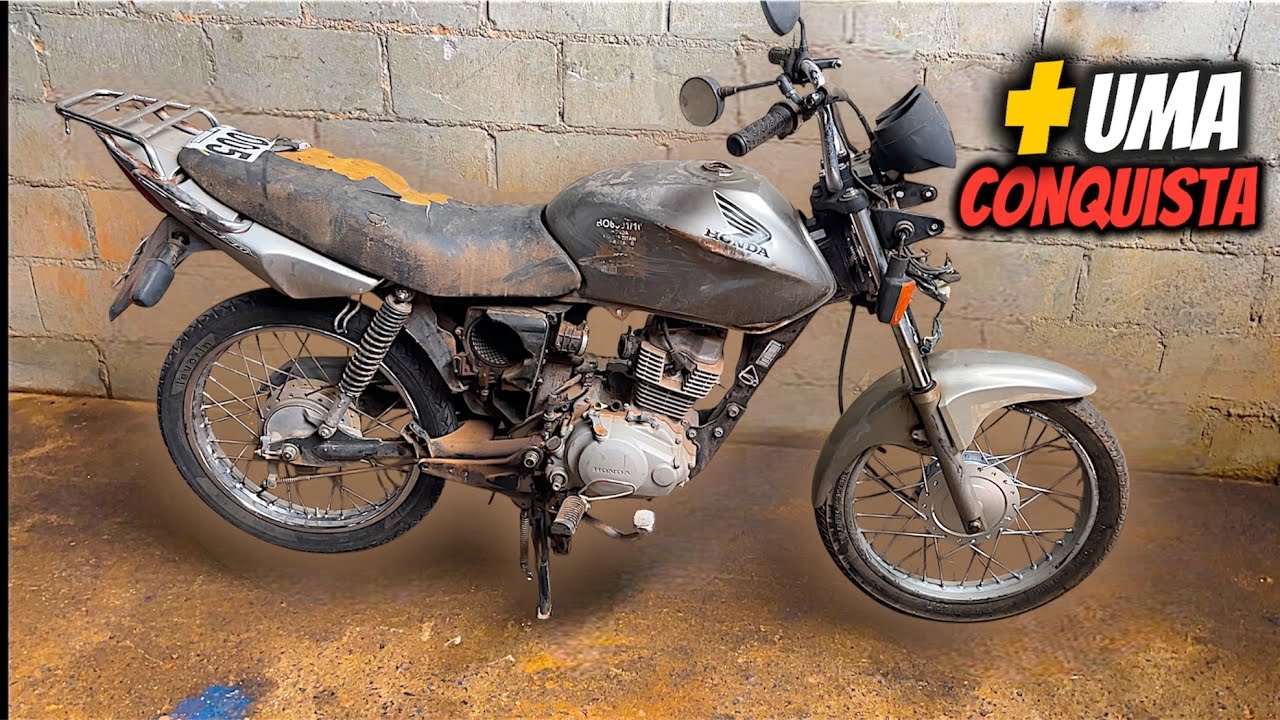 COMPREI UMA CG 150 MUITO NOVA NO LEILÃO🔥🤣