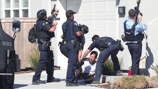 Raw Video: See Shooting Suspect Arrested in San Luis Obispo