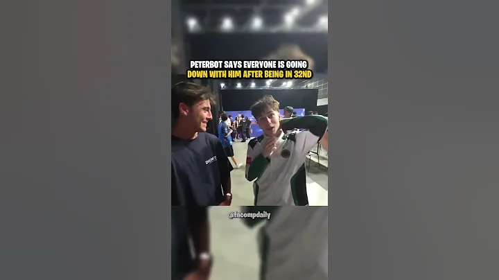 Peterbot says he is taking everyone down with him #fortnite #peterbot #clix #pollo #fncs #fyp #viral