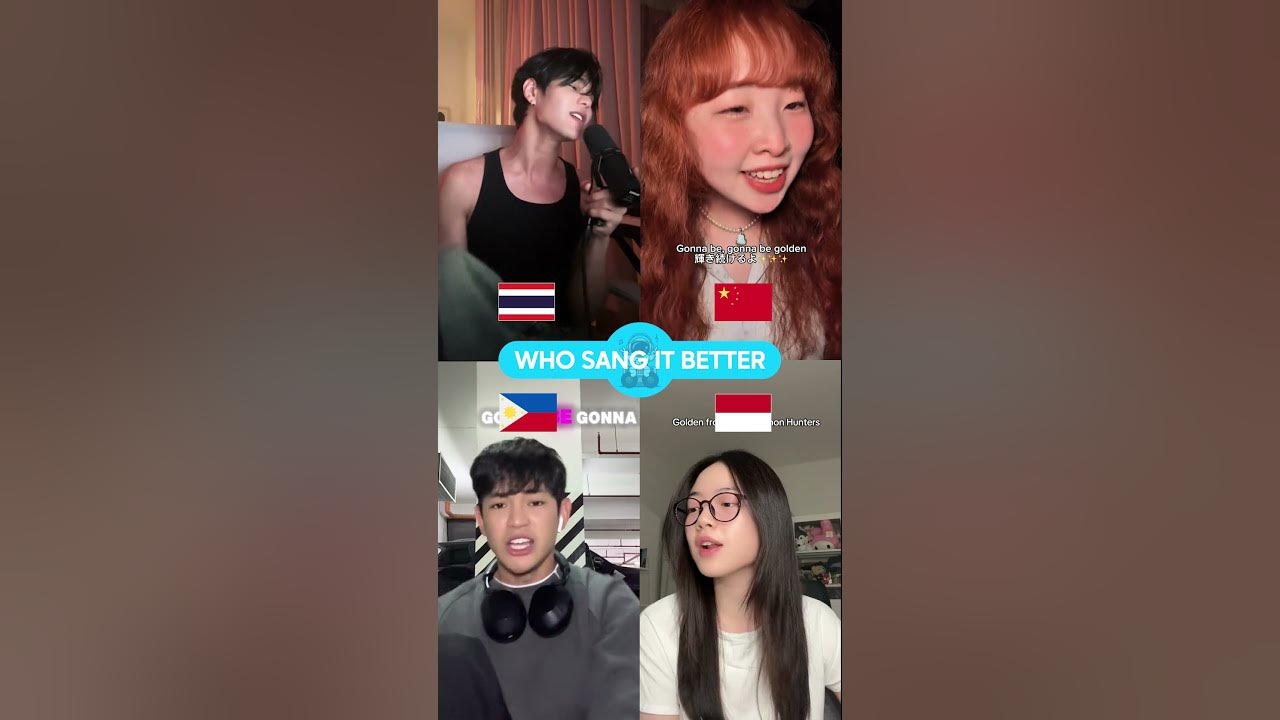 Who sang it better - Golden - KPop Demon Hunters - Cover song #songcover #kpopdemonhunters #shorts