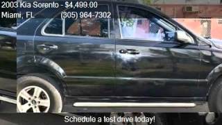 2003 Kia Sorento Lx 4Dr Suv For Sale In Miami, Fl 33157 At I