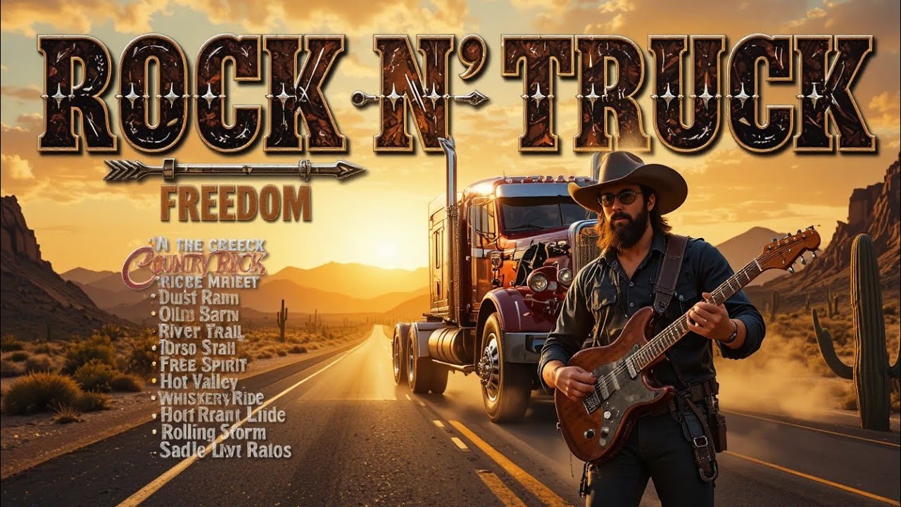 Rock N Truck – Open Road Country Rock | Relax & Drive. #OpenRoadMusic #CountryRockDrive