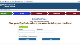 How to Make Road Test Appointment, NY DMV. screenshot 5