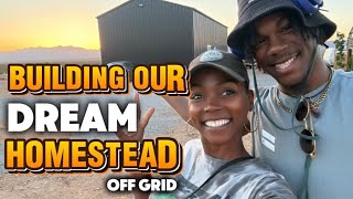 NEW KITCHEN WINDOW INSTALL!  SELF WATERING SYSTEM FOR OUR TREES! LIVING OFF GRID!