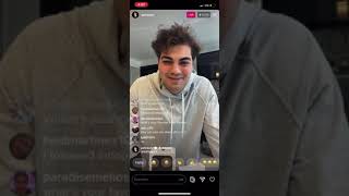 Thomas Petrou insta live 8.31.2020