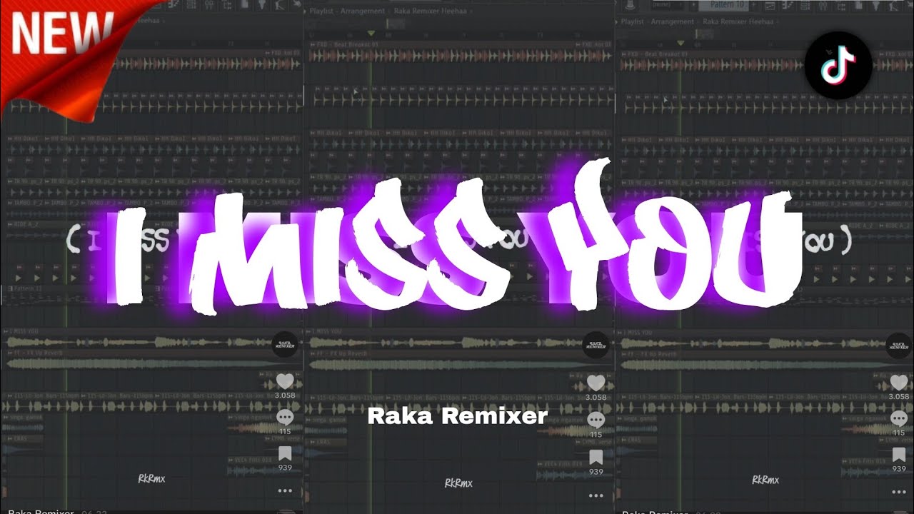 VIRAL TIKTOK!!! DJ I MISS YOU FYP TIKTOK 2025 (Bootleg) - Raka Remixer