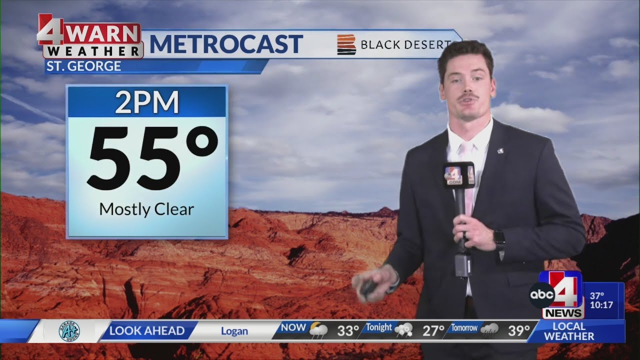 Showers continue for northern Utah, with a chance of rain in southern Utah