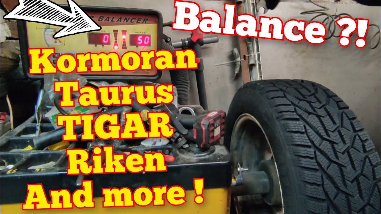 Kormoran TIGAR Snow Winter Tire - How do they Balance? Not good at all ...