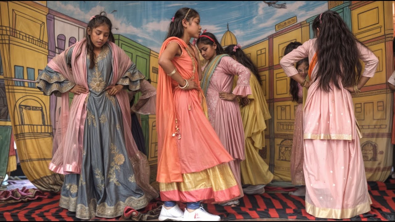 पैरों मे बंधन है पायल ने मचाया शोर- Pairo Me Bandhan Hai | School dance Littel Flower Public School