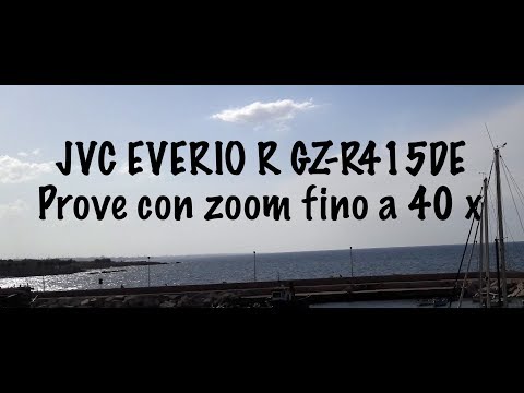 JVC EVERIO R GZ R415DE: Prove con zoom fino a 40 x