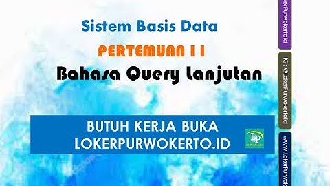 Sistem Basis Data - Tugas Pertemuan 11
