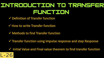 Introduction to Transfer Function