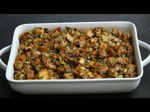 No-Fail Signature Thanksgiving Stuffing - Kitchen Conundrums with Thomas Joseph