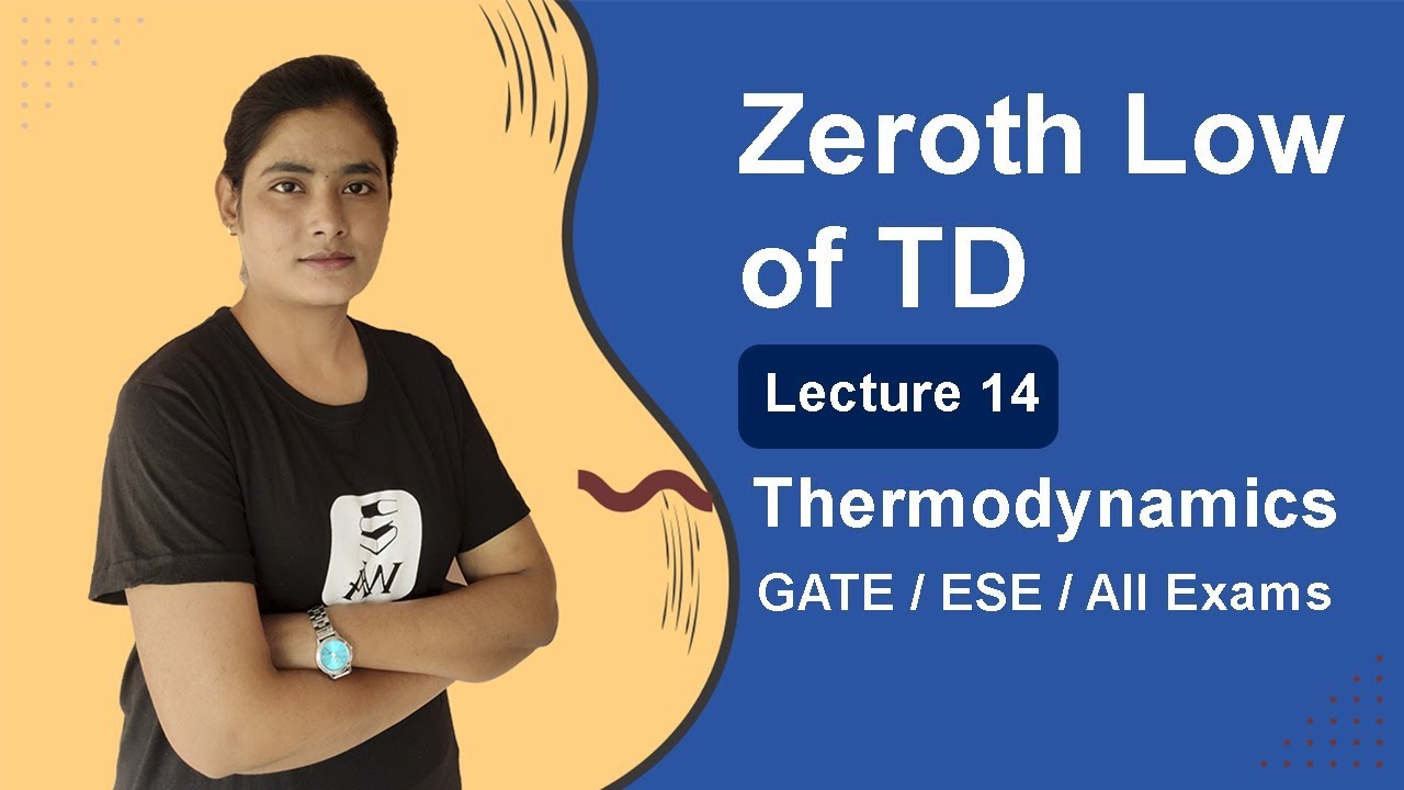 Zeroth Law of Thermodynamics in hindi | Thermodynamics Gate Lectures in ...