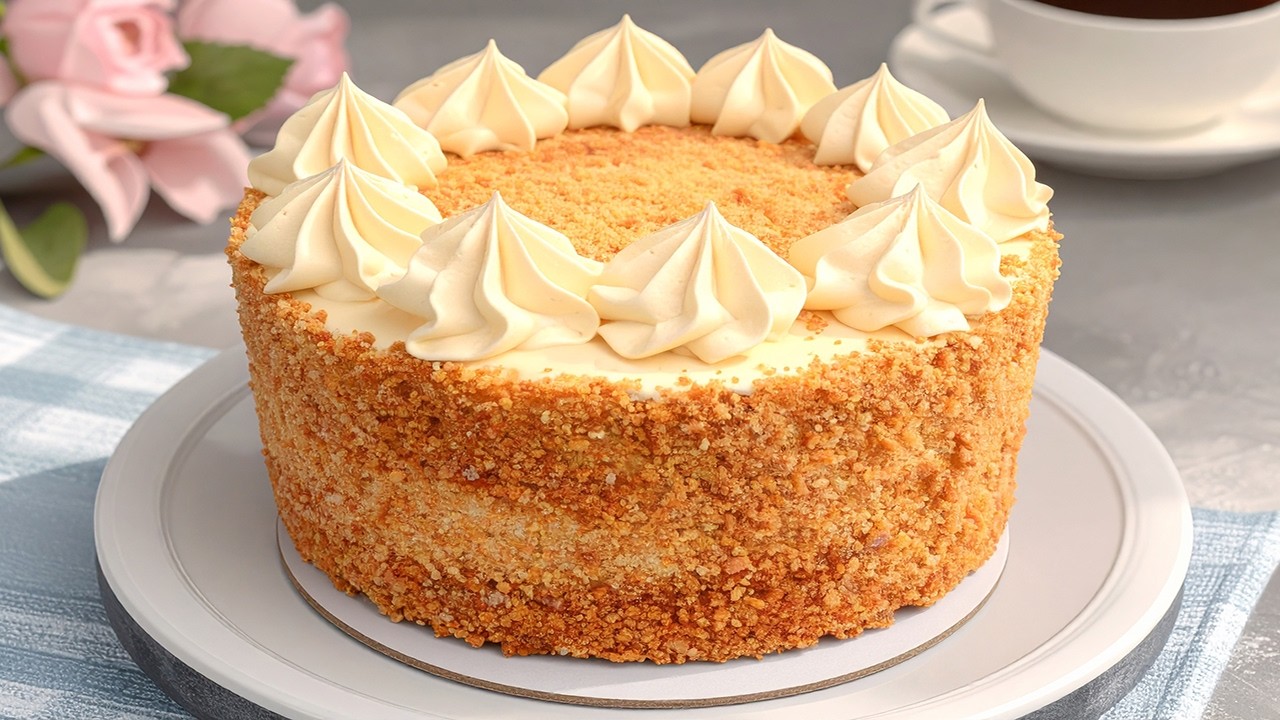 Знаменитый швейцарский бабушкин торт, который тает во рту! Просто и вкусно!