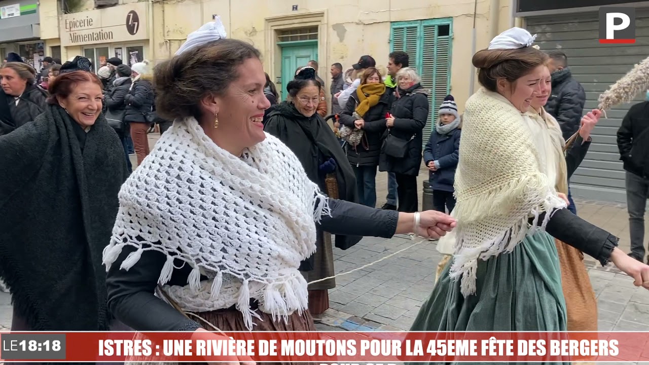 Istres : une rivière de moutons pour la 45ème fête des bergers