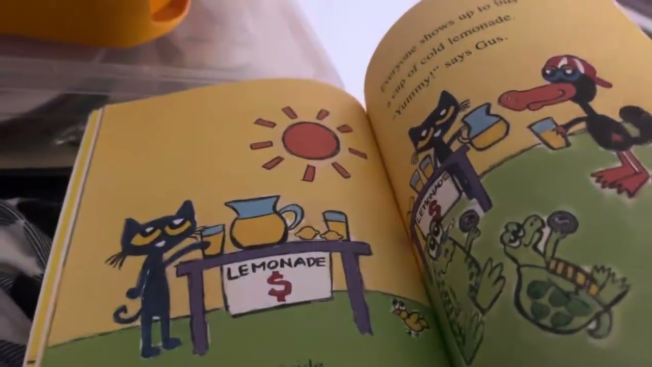 Ash Reads Pete The Cat Saves Up By Kimberly And James Dean.