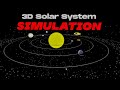 Realistic 3D Solar System in JavaScript | INSANE Space Simulation IN 2 Minutes | SHANKS