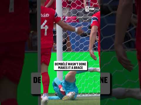 More angles of Dembélé's BEAUTIFUL curler into the back of the net 🇫🇷