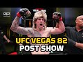 UFC Vegas 82 Post-Fight Show | Reaction To Brendan Allen&#39;s Lopsided Submission Win, Ref Controversy