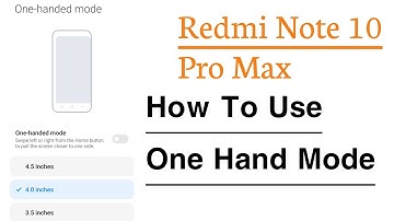Redmi Note 10 Pro Max One Handed Mode Feature | One Hand Mode Kaise Use Kare