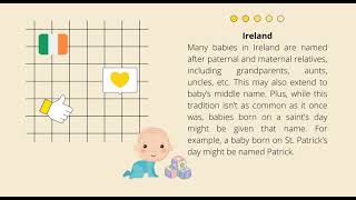 Naming Tradition Around The World