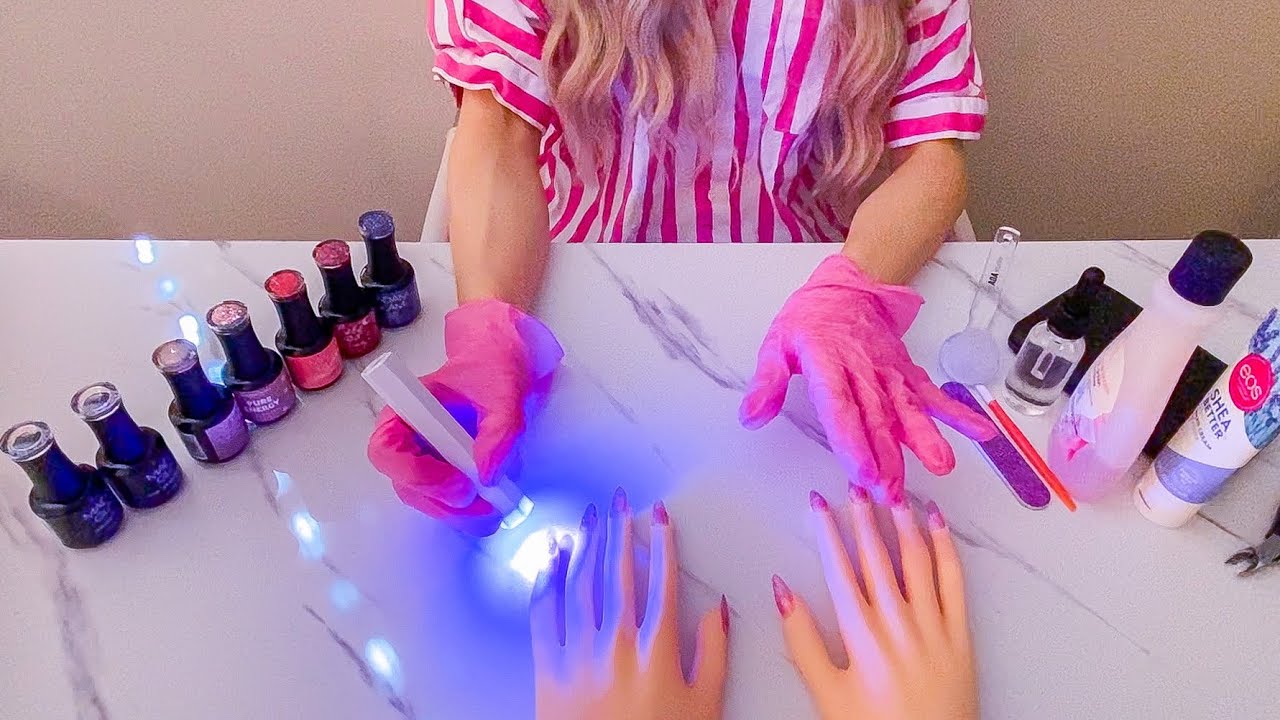 Nail Salon💅🏻 Doing Your Gel Nails ~ No Talking ASMR