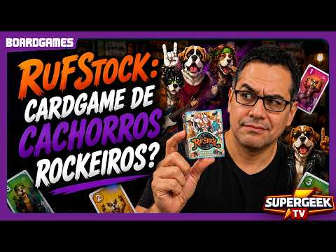RufStock: O Cardgame Mais TENSO de Escalada com Cachorros Rockeiros?