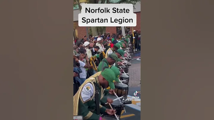 Norfolk State Spartan Legion Drumline 🔰 #shorts