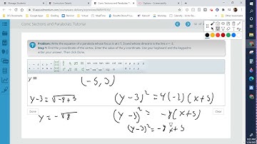 Module 1 Conic Sections and Parabolas Part 3| Unit 6 Precalculus