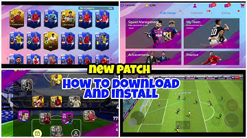 how to Download and install any patch in pes 2020 mobile