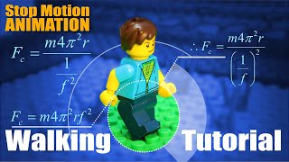 LEGO Walking Tutorial (Brickfilm) 4K